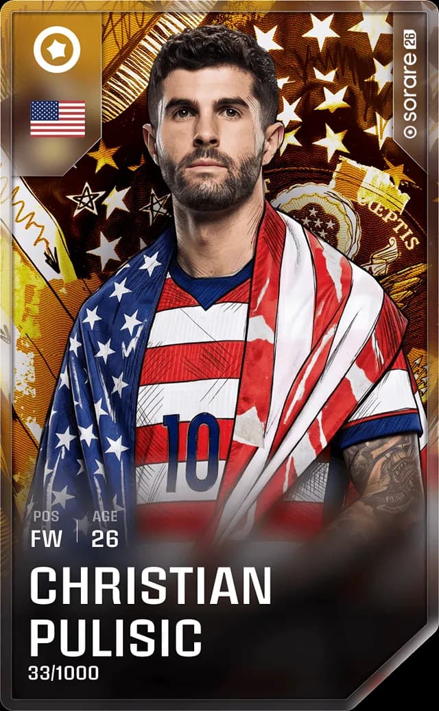 Christian Pulisic Sorare card