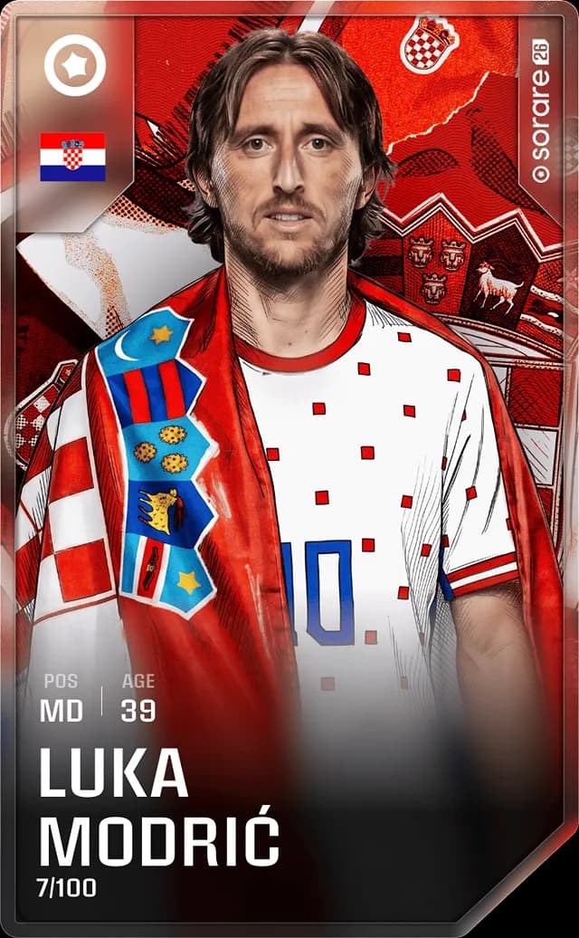 Luka Modric Sorare card