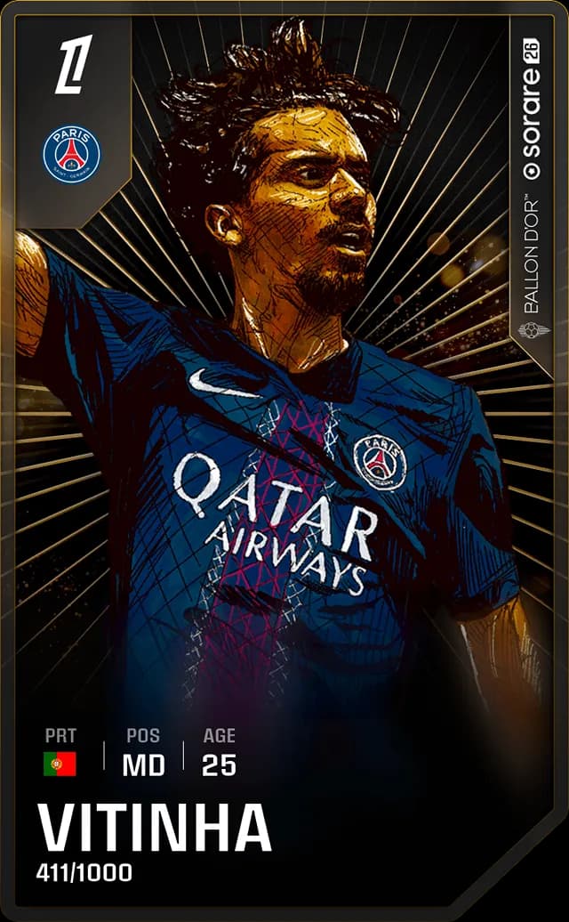 Vitinha Sorare card